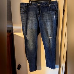 Lane Bryant Distressed Jeans, Size 20 Average